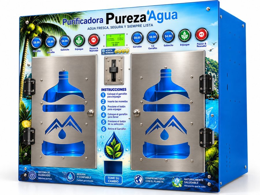 Ventana dual Purificadora Pureza Agua